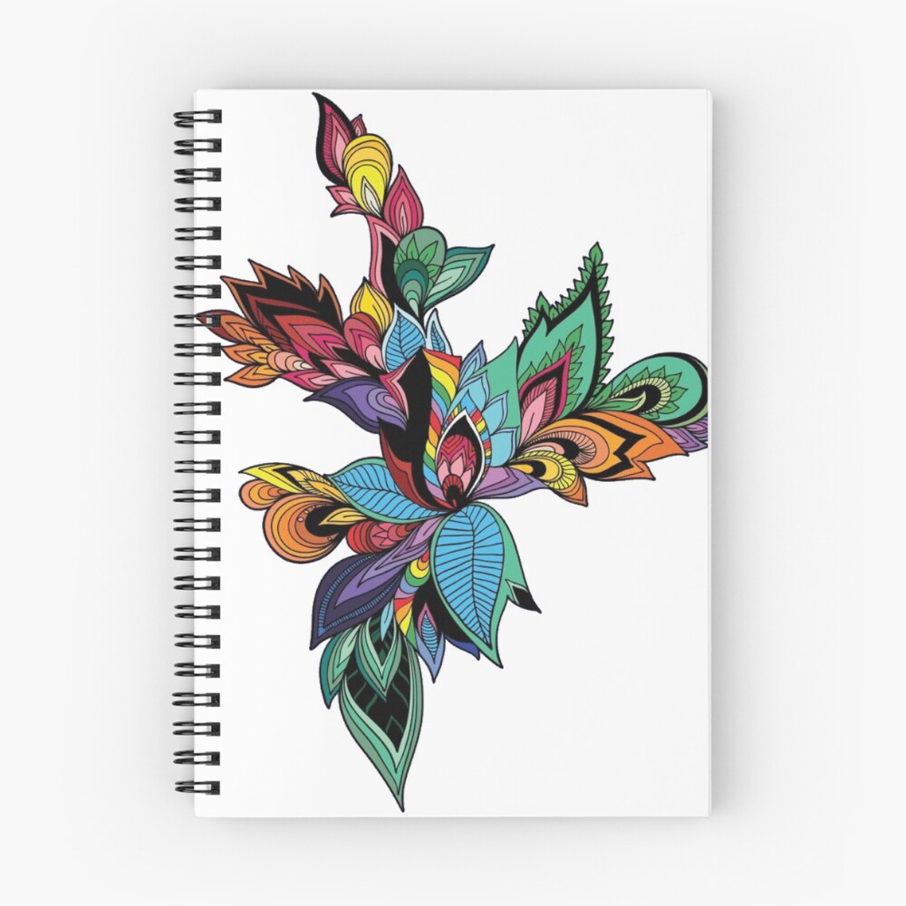 Item preview, Spiral Notebook designed and sold by ColoredTime.