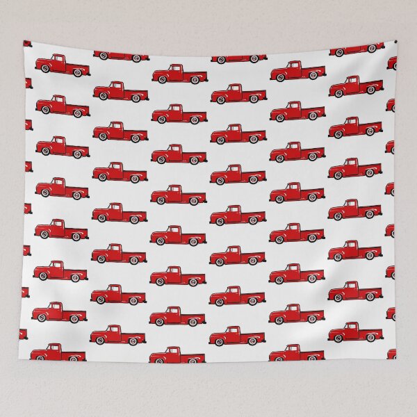 Item preview, Red 50s F Truck designed and sold by MandyCarsArts.