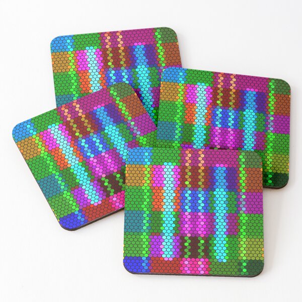 Item preview, ELEGANT VERTICAL STRIPES OF STAINED GLASS WITH ABSTRACT PATTERNS designed and sold by Ralek.