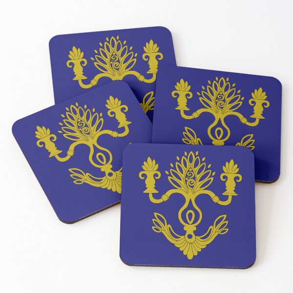 Item preview, Mirlam version 2 gold with black outline dark blue designed and sold by Encie-Designs.