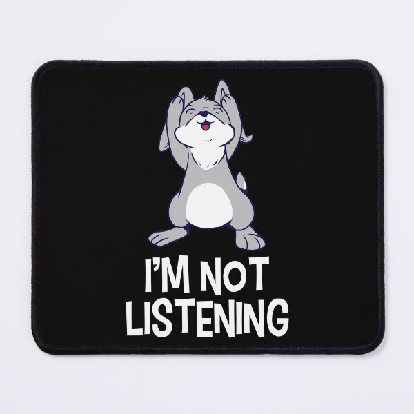 Item preview, I'm Not Listening Sayings Funny Easter Bunny designed and sold by haselshirt.