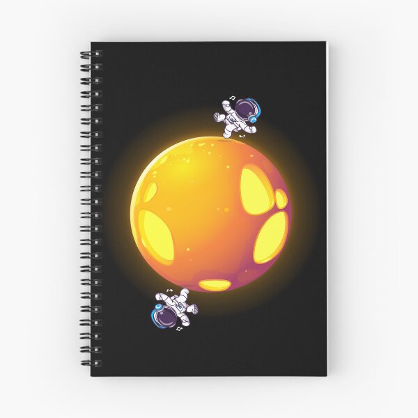 Item preview, Fantasy Planet Alien Galaxy Astronaut singing on a planet Orange  designed and sold by badreddine00.