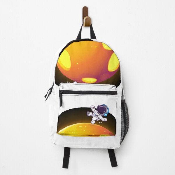 Item preview, Fantasy Planet Alien Galaxy Astronaut singing on a planet Orange  designed and sold by badreddine00.