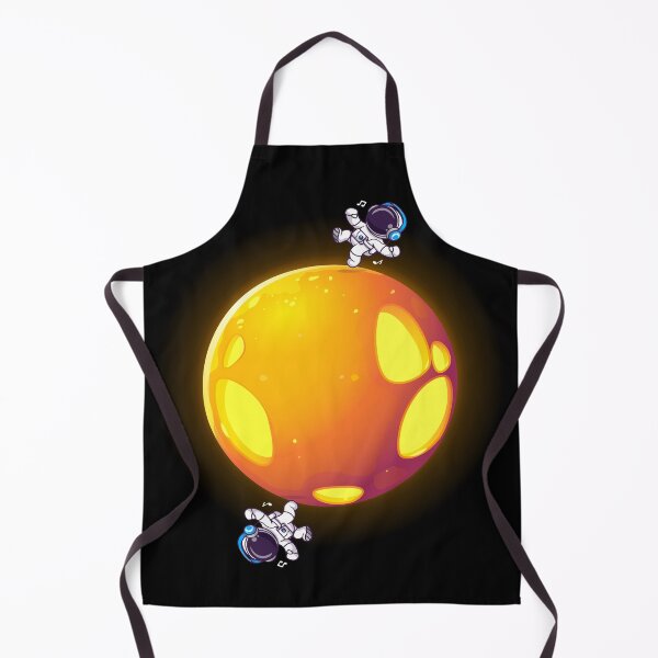 Item preview, Fantasy Planet Alien Galaxy Astronaut singing on a planet Orange designed and sold by badreddine00.