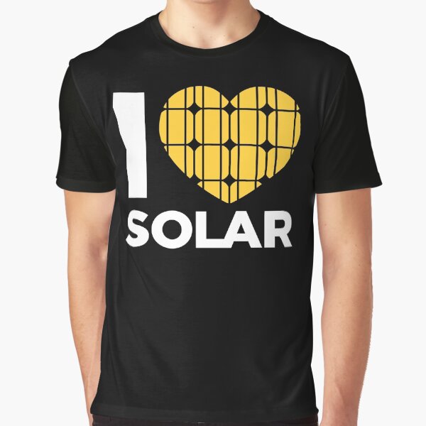 Item preview, I Love Solar (Black) designed and sold by Jarren Nylund.