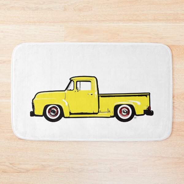 Item preview, Yellow 50s F Truck designed and sold by MandyCarsArts.
