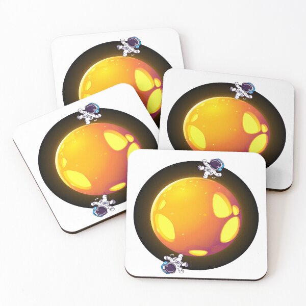 Item preview, Fantasy Planet Alien Galaxy Astronaut singing on a planet Orange  designed and sold by badreddine00.