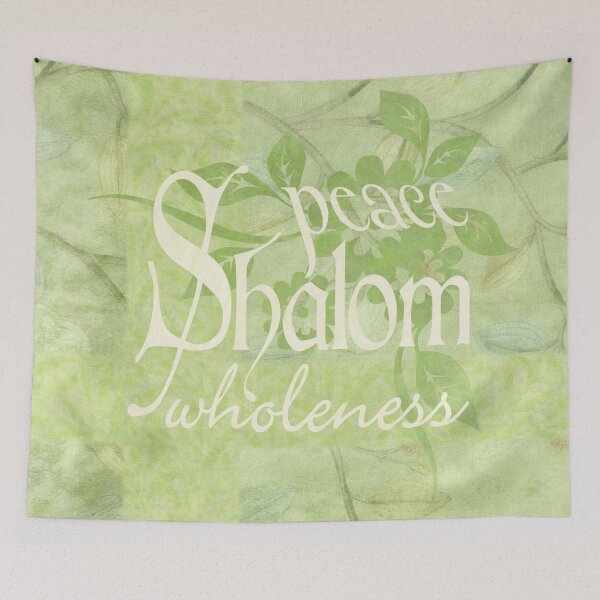 Item preview, Shalom in Soft Green designed and sold by Susan Woolley.
