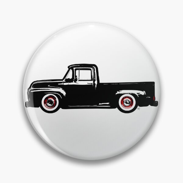 Item preview, Black 50s F Truck designed and sold by MandyCarsArts.