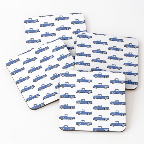 Item preview, Blue 50s F Truck designed and sold by MandyCarsArts.