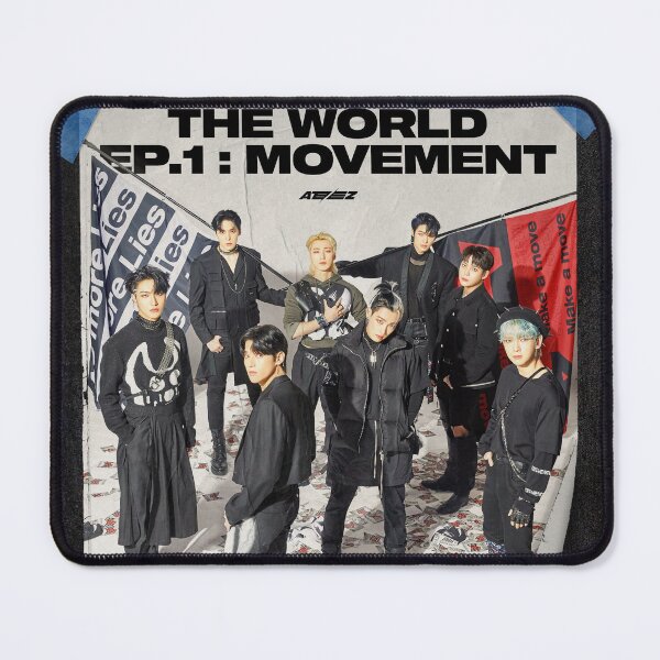 Item preview, ATEEZ "THE WORLD EP.1 : MOVEMENT GUERRILLA" designed and sold by HaloHaloShine.