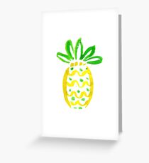 Lilly Pulitzer Inspired Pineapple Greeting Card