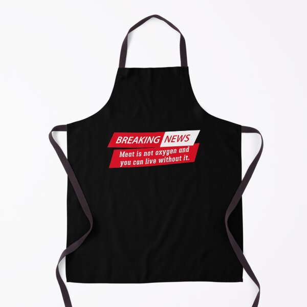 Item preview, Breaking News Meat Is Not Oxygen - Funny Vegan designed and sold by humnoo.