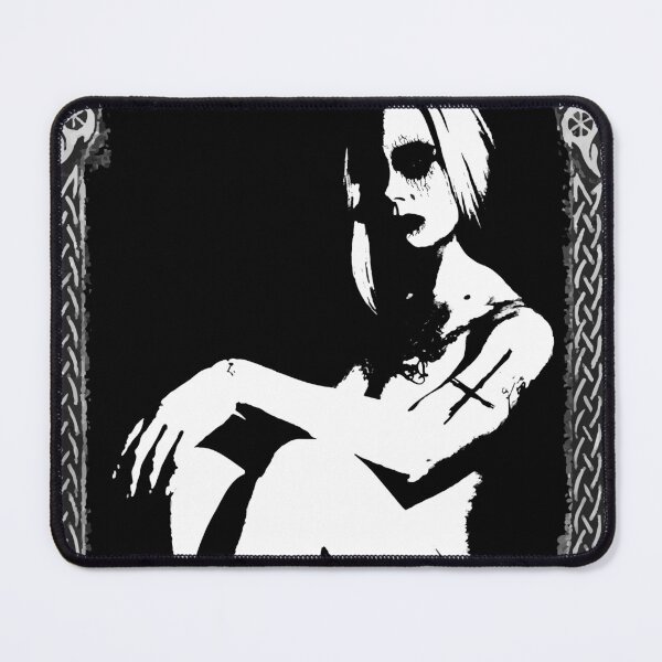 Item preview, Black Metal Girl Pin #1 designed and sold by cykore69.
