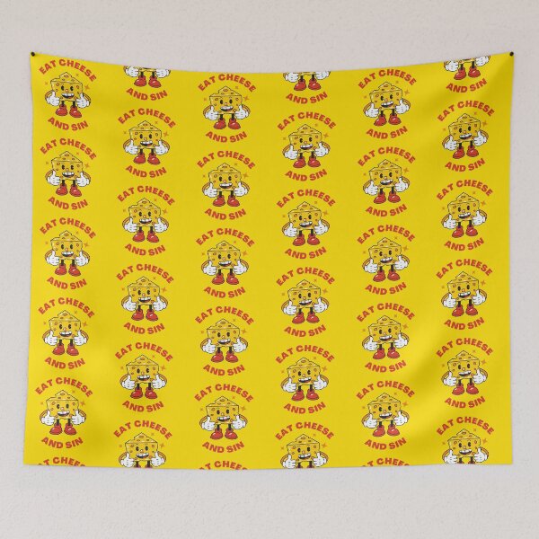 Item preview, Eat Cheese and sin designed and sold by Vash Chen.
