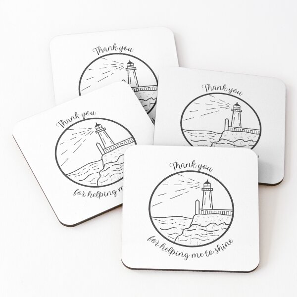 Item preview, Thank you for helping me to shine like a lighthouse - Appreciation for teacher, Grateful for boss, Thankful for Coach designed and sold by CherieTree.