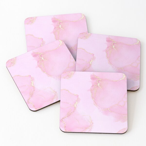Item preview, Pink Marble Watermark with Gold  designed and sold by irisonline.