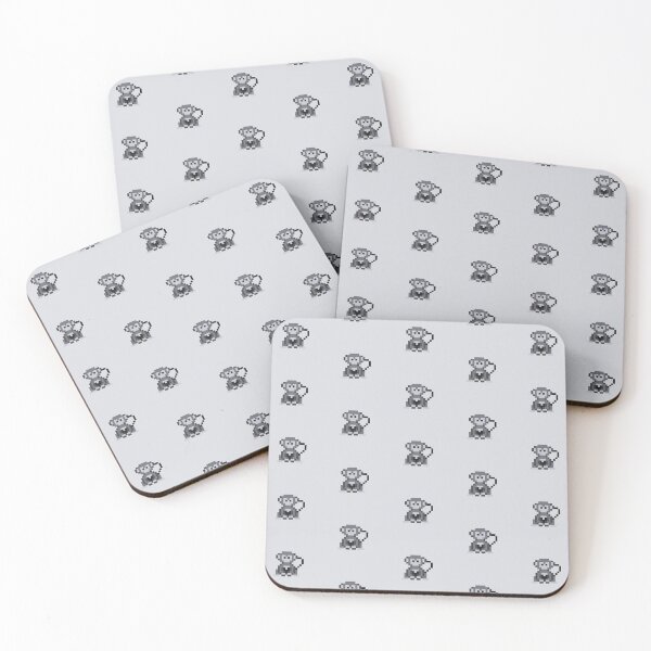 Item preview, Grey Pixel Monkey designed and sold by SpitsPixels.