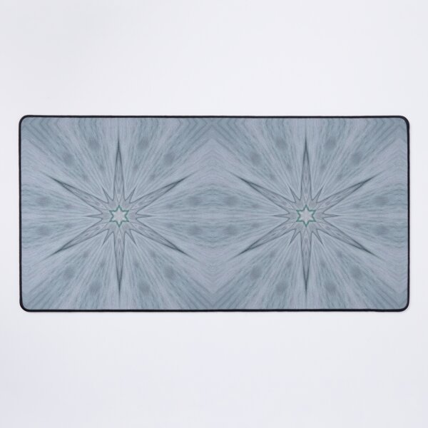 Item preview, Kaleidoscope Ice Star V - White, Green and Teal Mandala designed and sold by gphotobox.
