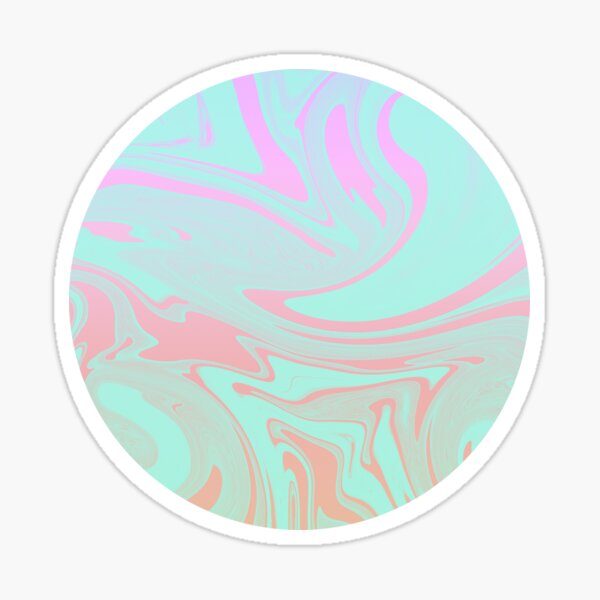 Vista previa del artículo con la obra «Patrón de mármol rosa, naranja y azul», diseñado y vendido por tiffato3.
