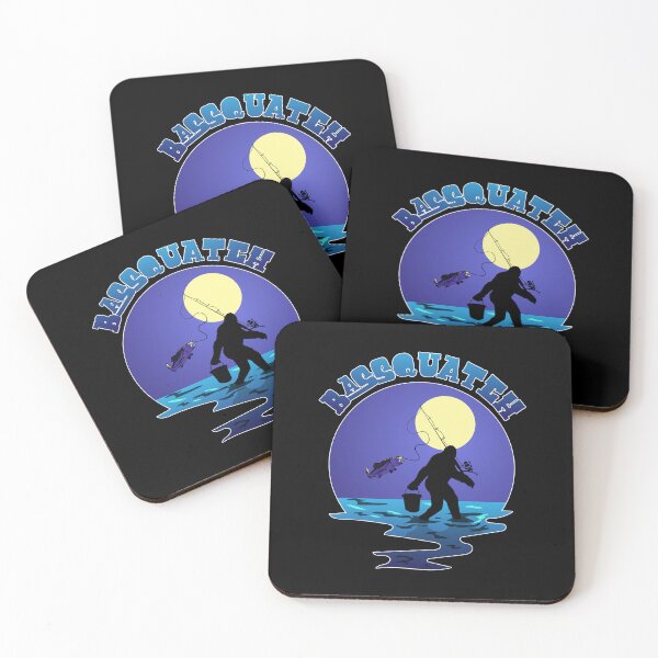 Item preview, Fishing Bigfoot Pun Bassquatch Sasquatch Lover Angler designed and sold by asphaltbubble.