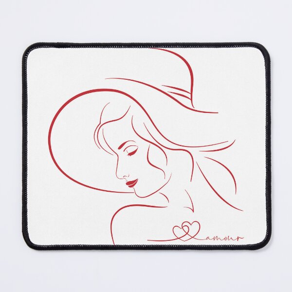 Item preview, Pretty Lady With A Hat designed and sold by danikaVT.