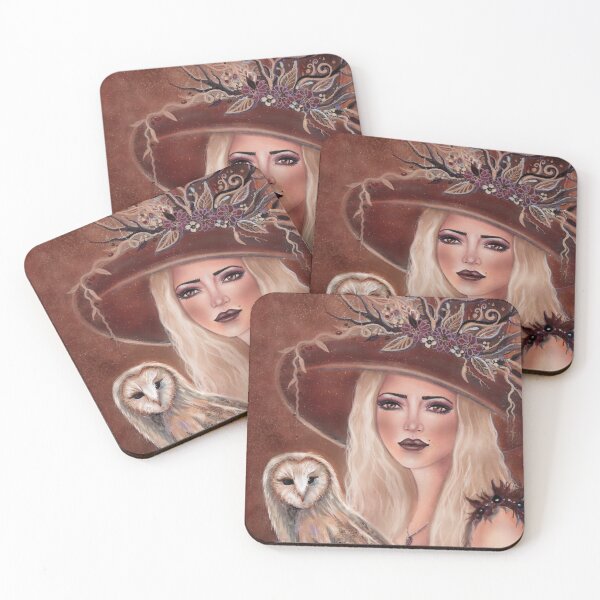 Item preview, Willow woodland witch with owl by Renee L lavoie designed and sold by Renee Lavoie.