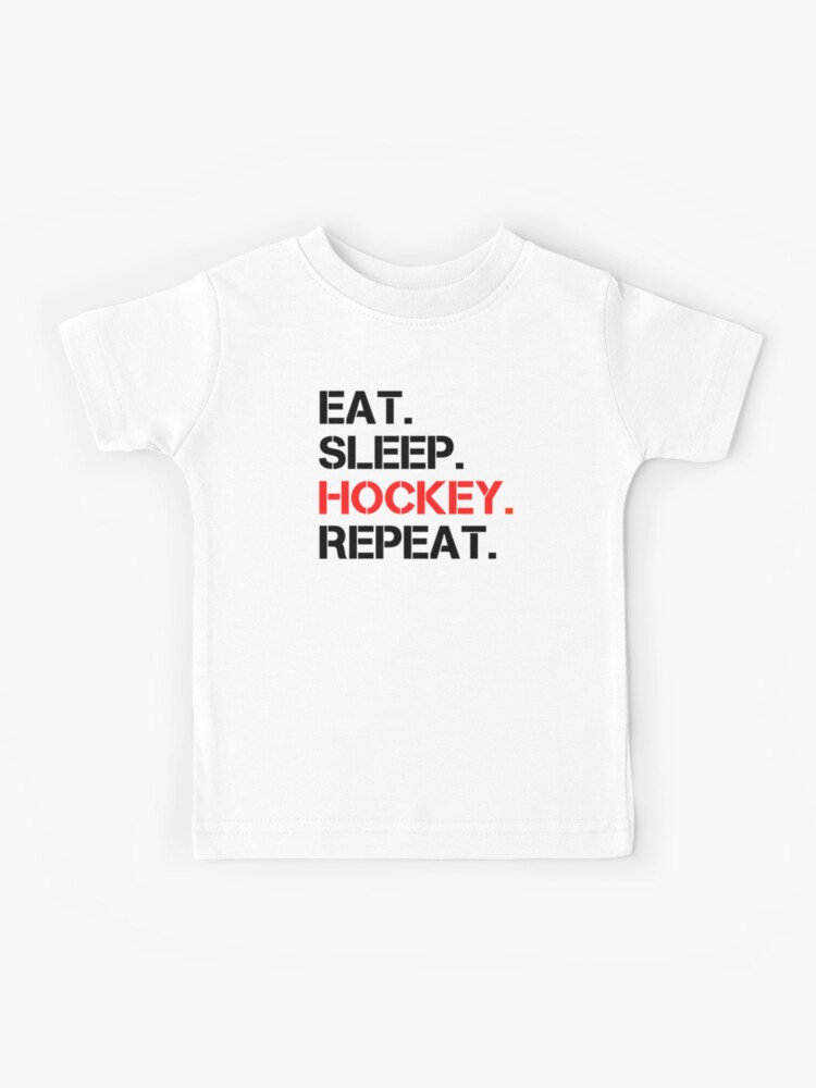 Youth Eat Sleep Hockey T-shirt