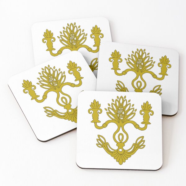 Item preview, Mirlam version 2 gold with black outline on white designed and sold by Encie-Designs.