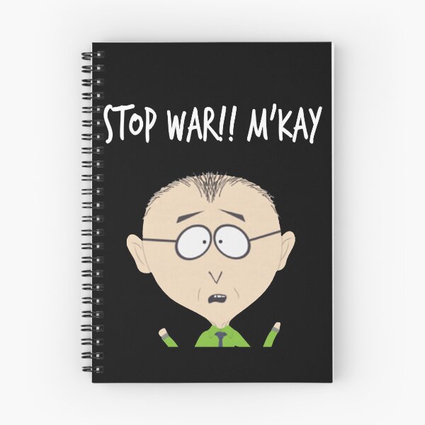 Item preview, Mr. Mackey Stop War!! M'kay! Cartoon Gift, Stand for Ukraine, Anti War, Politics, Protest  PAF02 designed and sold by PAFDesign.