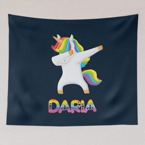 Item preview, Daria Unicorn Rainbow Heart Text - Special Personalised Gift For Daria    designed and sold by DarrianMyDe.