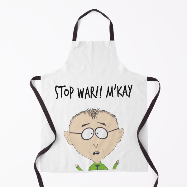 Item preview, Mr. Mackey Stop War!! M'kay! Cartoon Gift, Stand for Ukraine, Anti War, Politics, Protest PAF02 designed and sold by PAFDesign.
