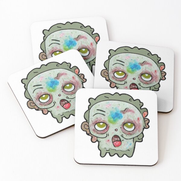 Item preview, Cute Funny Watercolor Zombie Monster by Pixelista designed and sold by pixelista.