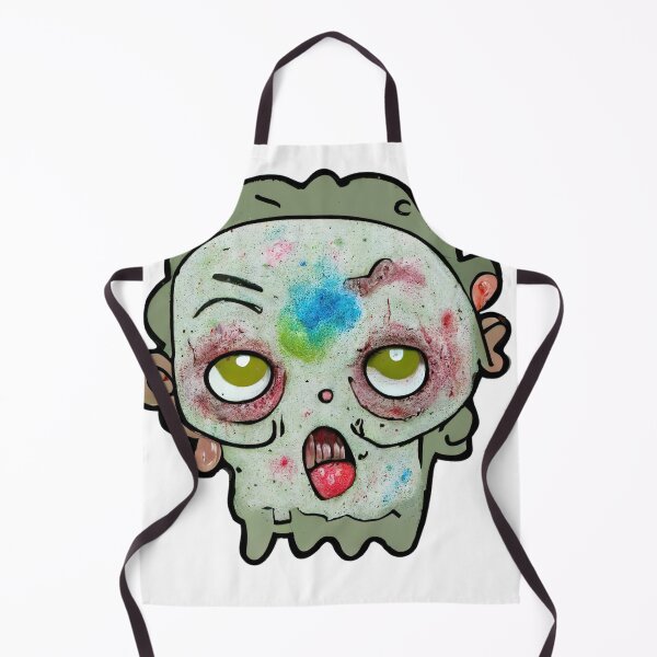 Item preview, Cute Funny Watercolor Zombie Monster by Pixelista designed and sold by pixelista.