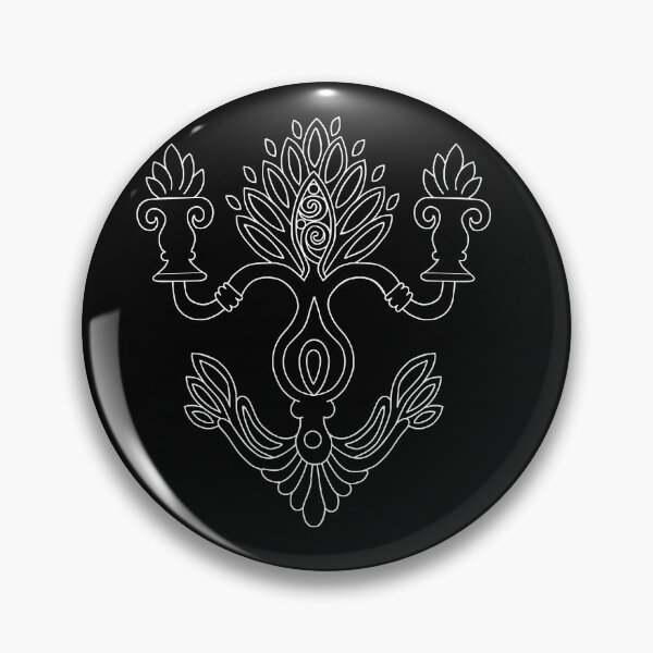 Item preview, Mirlam version 2 white outline on black designed and sold by Encie-Designs.
