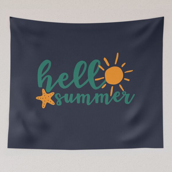 Item preview, Hello Summer Fun Summertime Saying designed and sold by MindfulMeta.
