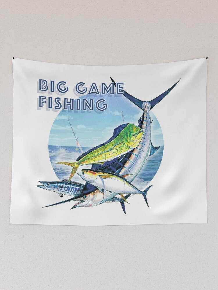 Big Game Fishing Tapestry for Sale by metaminas