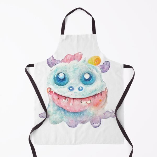 Item preview, Cute Funny Watercolor Happy Monster by Pixelista designed and sold by pixelista.