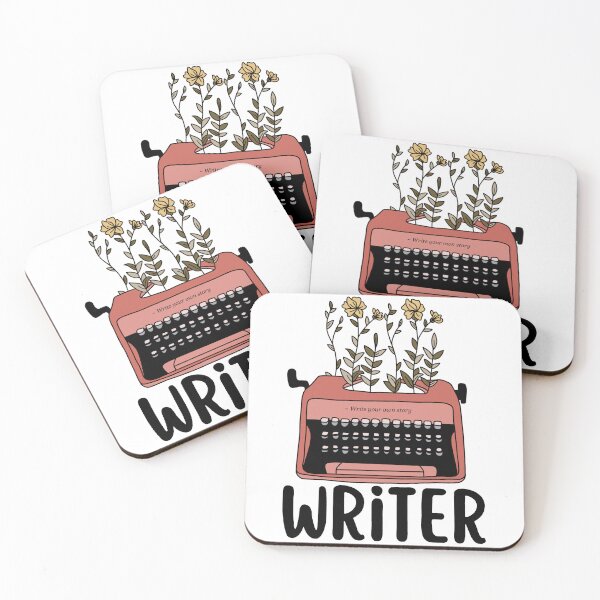 Item preview, Writer - flowers and typewriter designed and sold by shmodev.