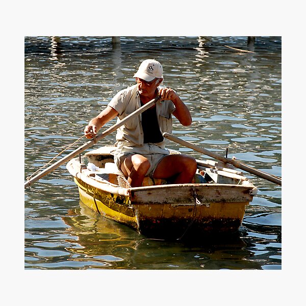 Item preview, Fisherman in Boat designed and sold by simonday.
