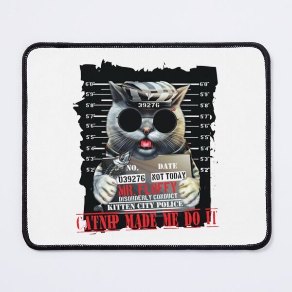 Item preview, British Shorthair cat Disorder conduct, Catnip Made Me Do It designed and sold by Dazzle-TeesUS.