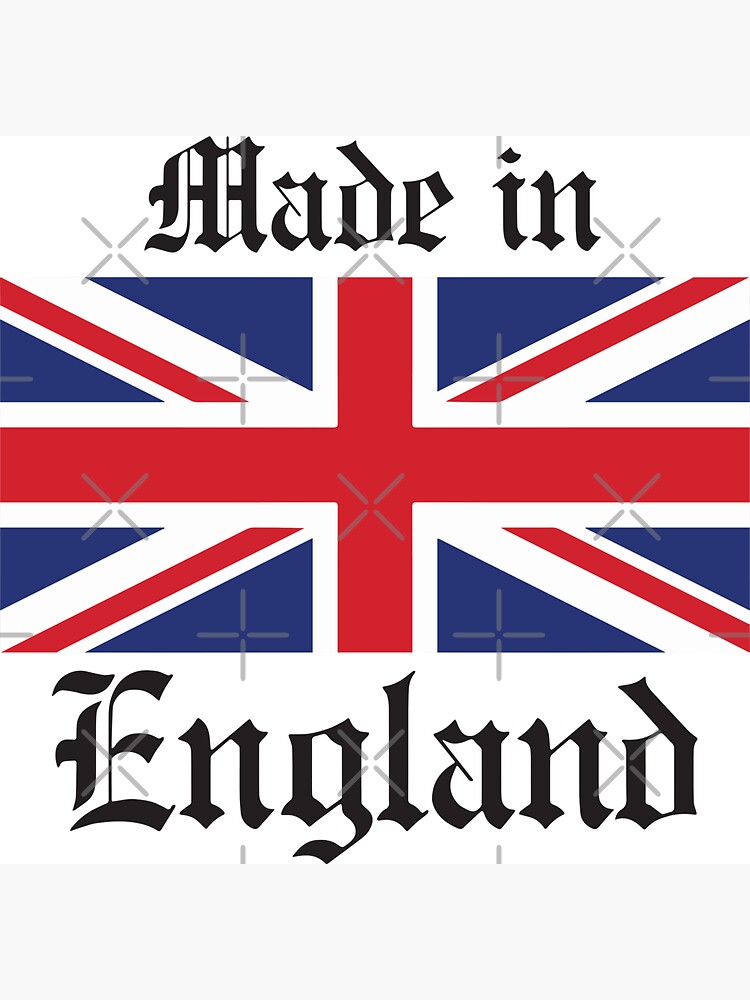 Made in England Union Jack, Funny English British Humor