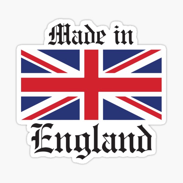 made in england decal