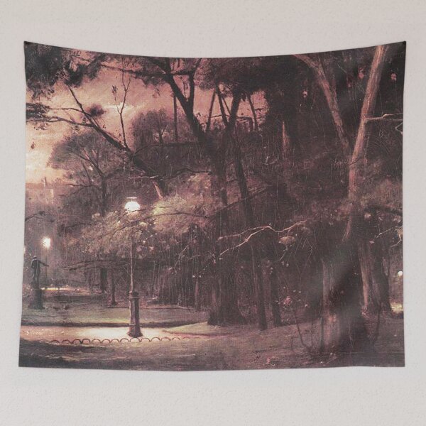Item preview, Evening in Parc Monceau Mihaly Munkacsy designed and sold by Vintage Designs +.