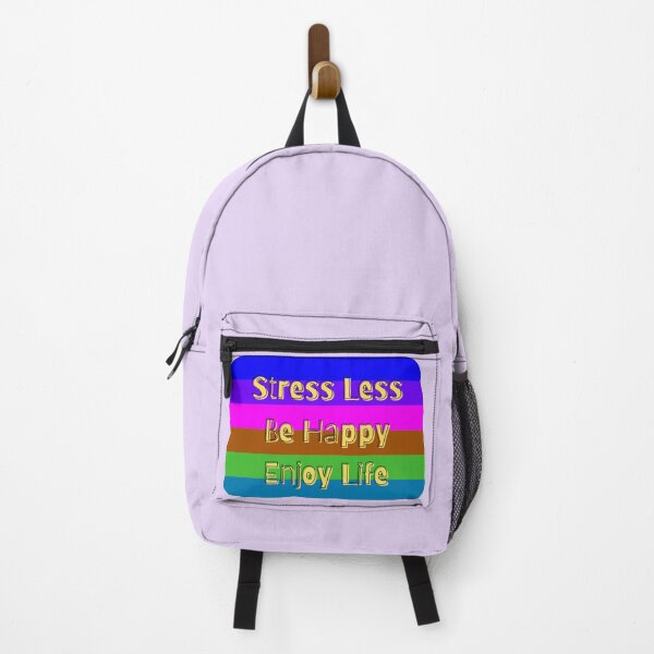 Item preview, Stress Less Be Happy Enjoy Life LGBTQ+ designed and sold by TheRightHonMP.