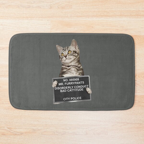 Item preview, Catnip Made Me Do It Funny Cat Mugshot    designed and sold by Dazzle-TeesUS.