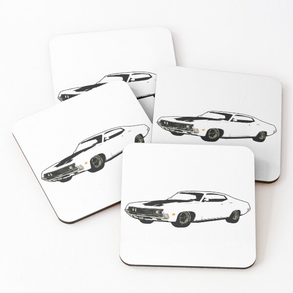 Item preview, White 70-71 FT Fastback designed and sold by CoolRide.