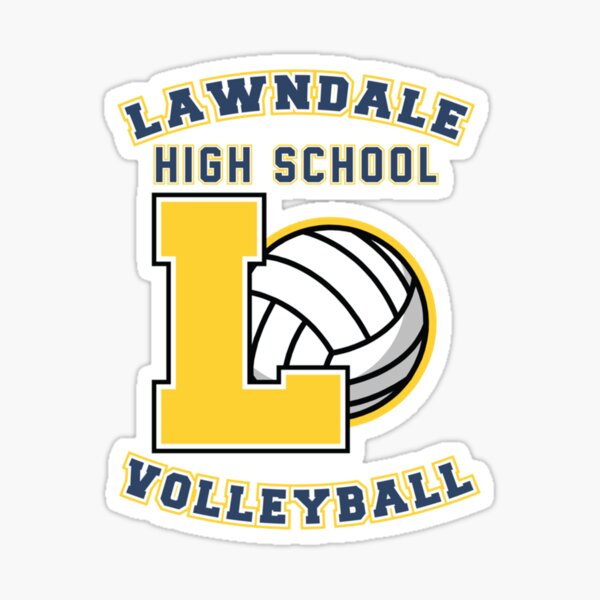 "Lawndale HS Volleyball " Sticker for Sale by DarrianMyDe Redbubble