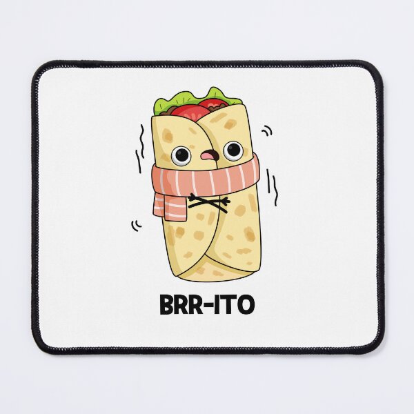 Item preview, Brrrto Funny Freezing Cold Burrito Puns  designed and sold by punnybone.