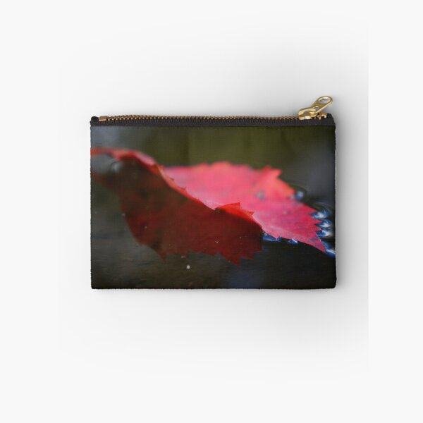 Item preview, Red Leaf Floating on Water designed and sold by Nalinne Jones.